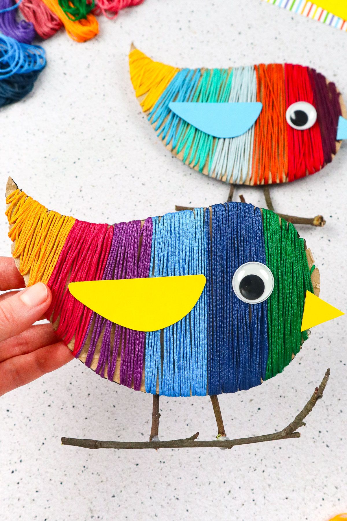 Yarn Bird Craft