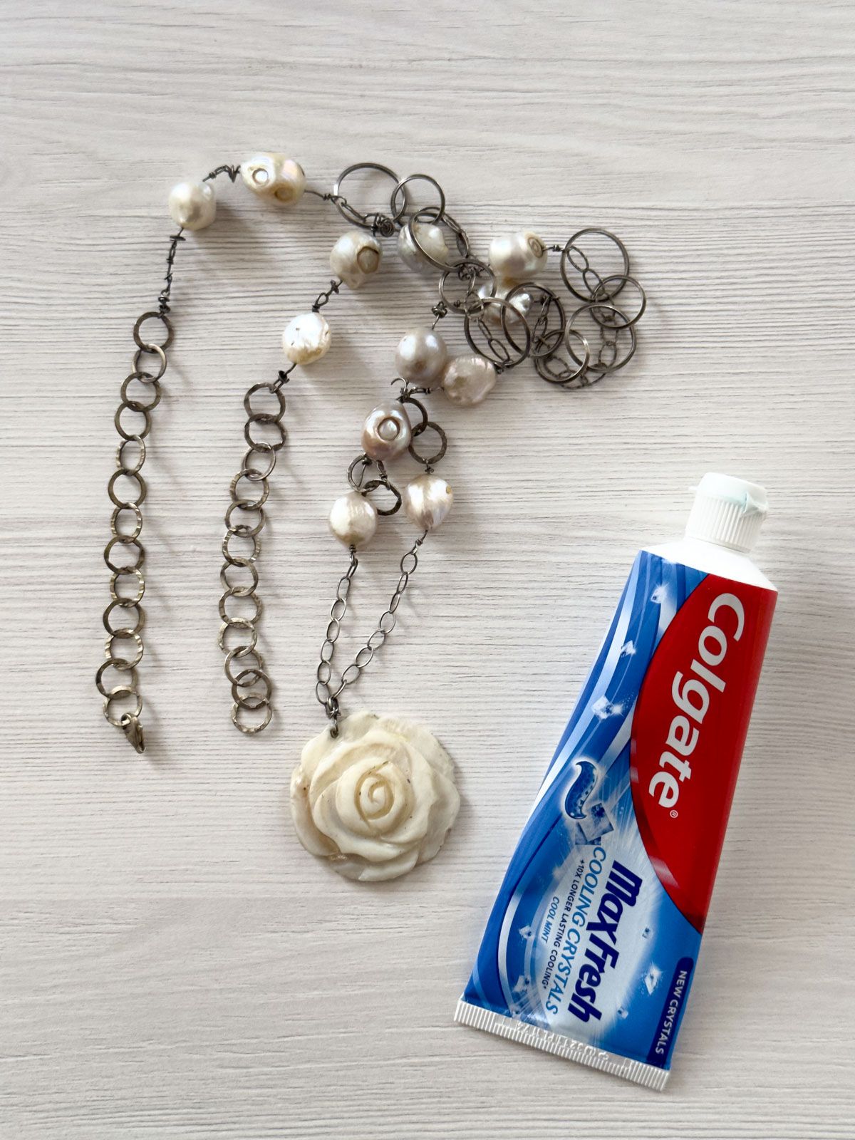 Use Toothpaste to Clean Jewelry