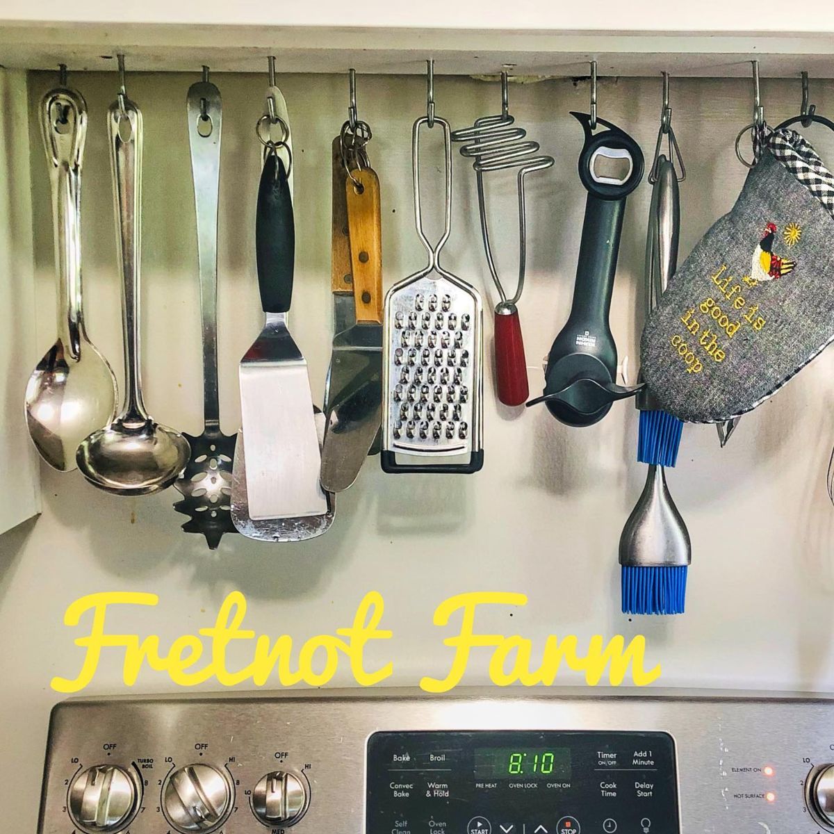 Hang Utensils Above Stove