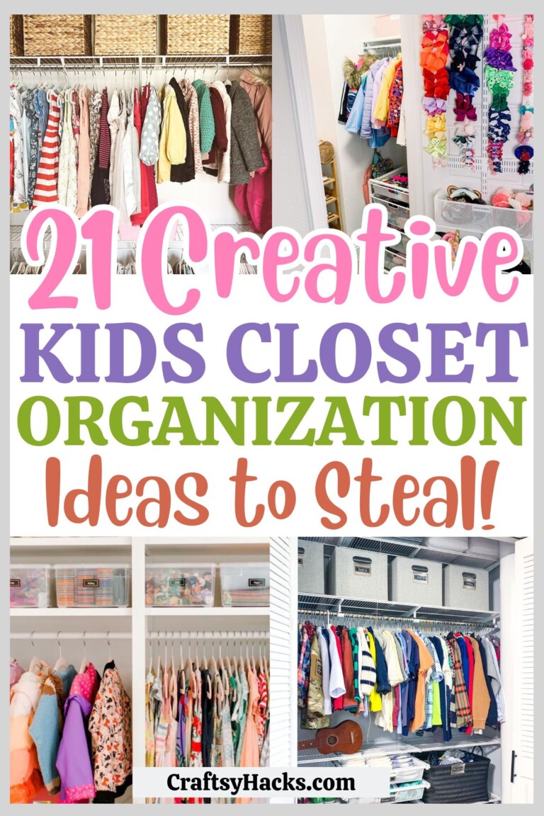 21 The Best Kids Closet Organization Hacks - Craftsy Hacks