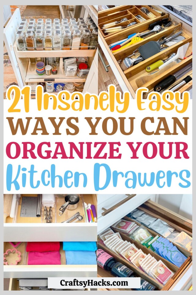 Messy Drawers? 21 Must-See Kitchen Drawer Organizing Ideas - Craftsy Hacks