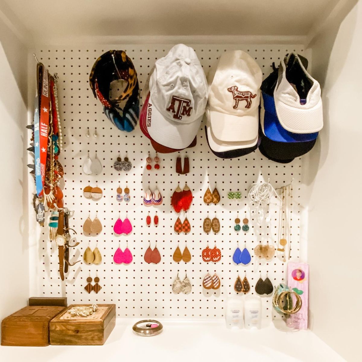 pegboard accessory holder