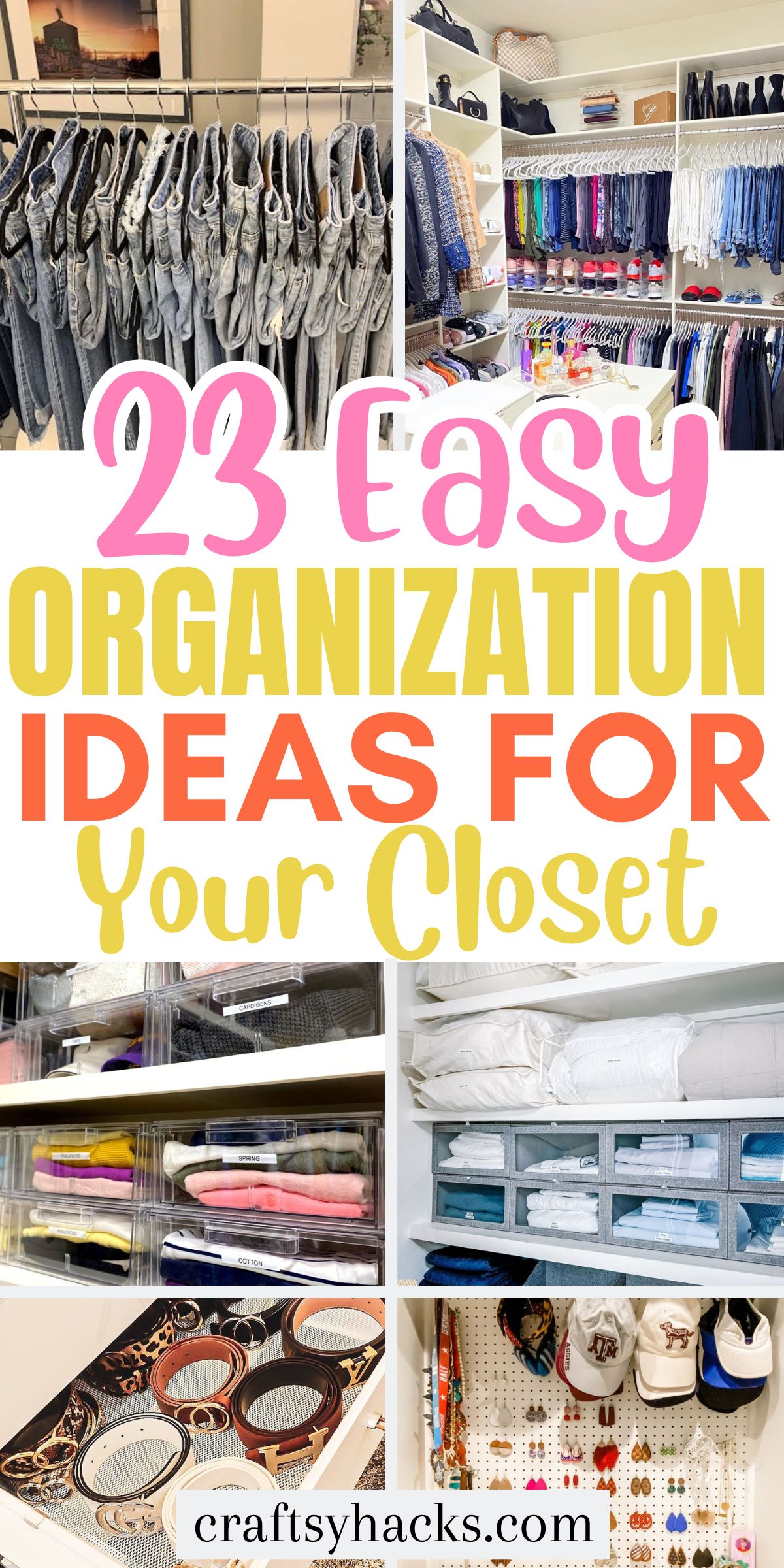 Closet Organization Ideas