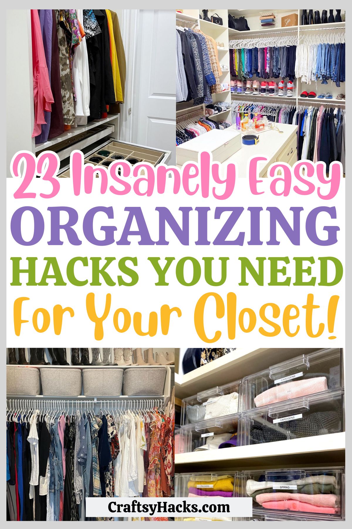 Closet Organizing Hacks