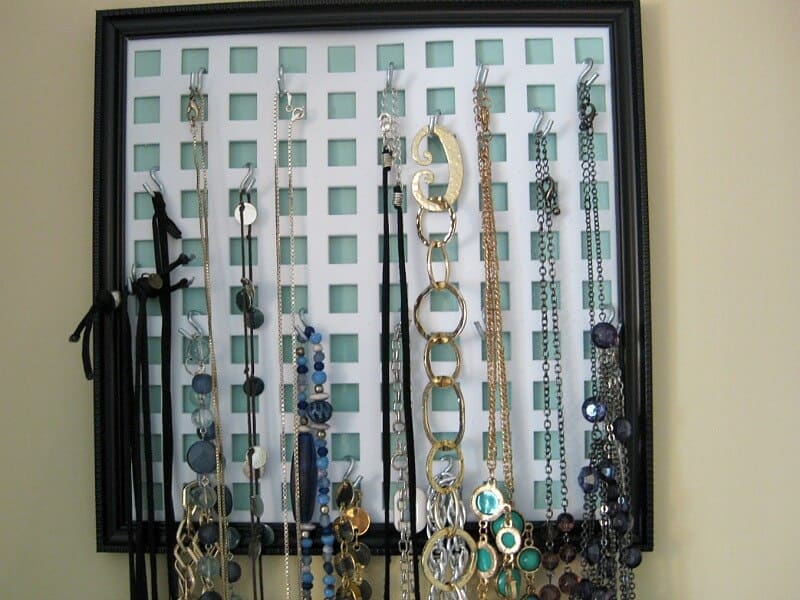 DIY Necklace Organizer