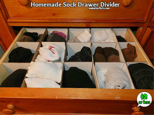 DIY Sock Divider