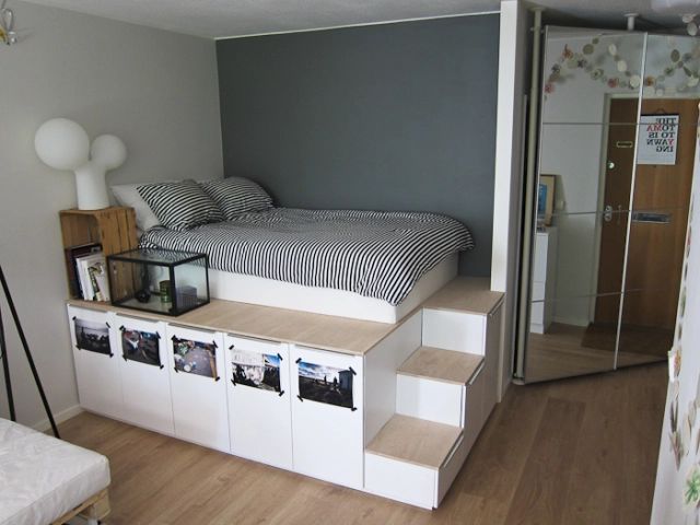 Storage Platform Bed