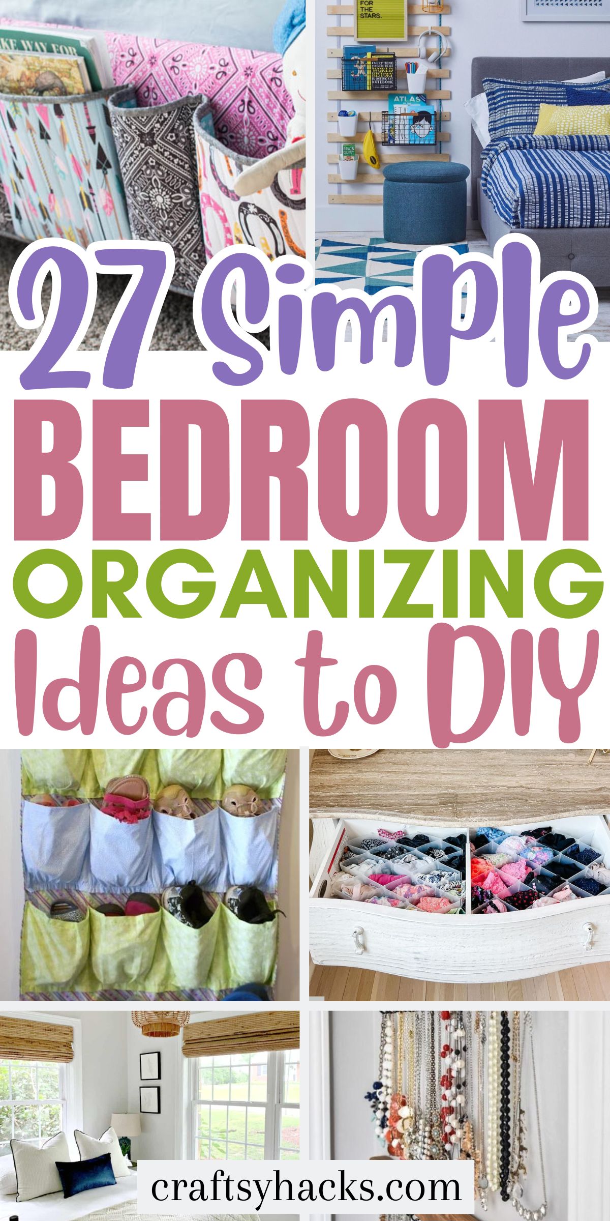 DIY Bedroom Organizing Ideas