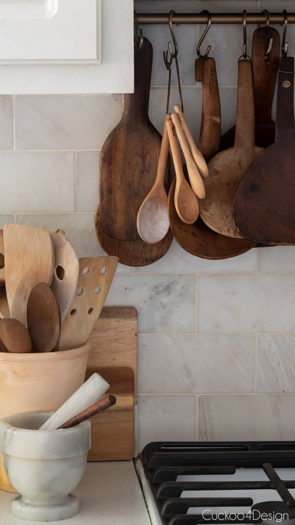 DIY Kitchen Utensil Rack