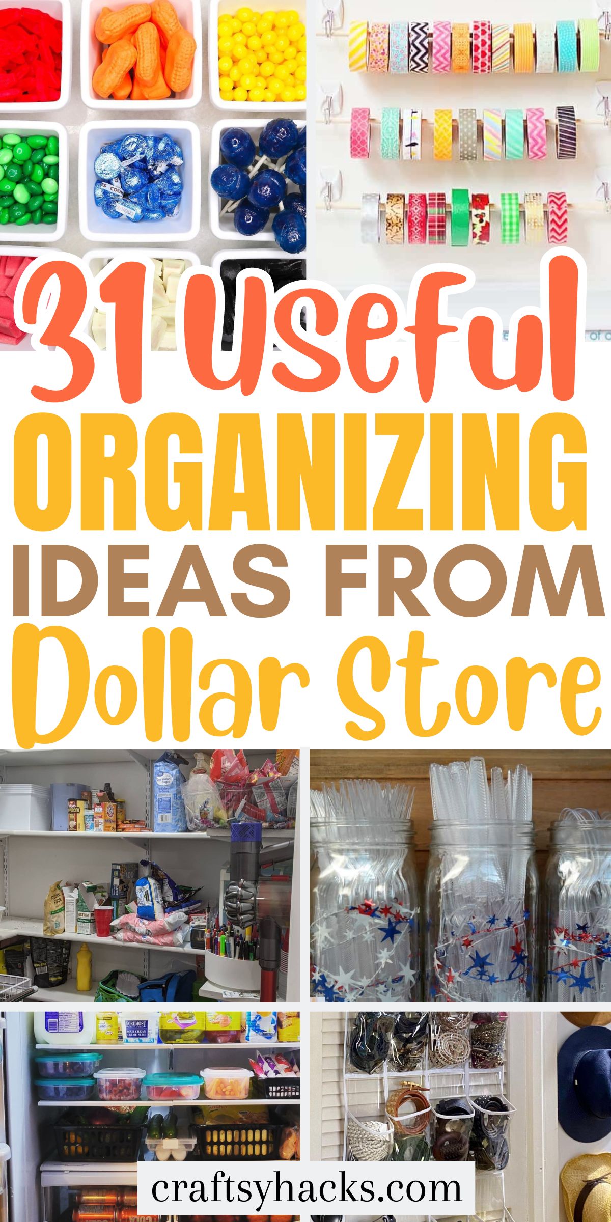 Dollar Store Organizing Ideas