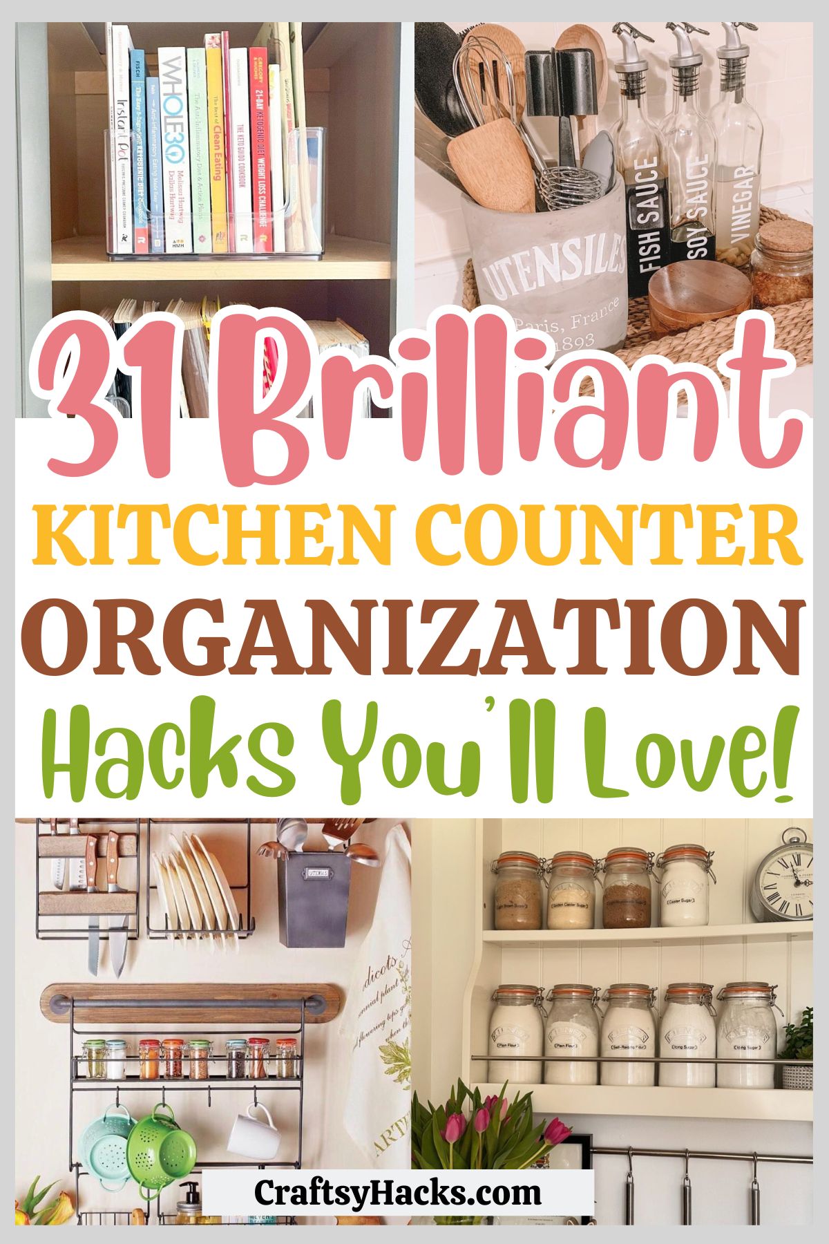 Kitchen Counter Organization