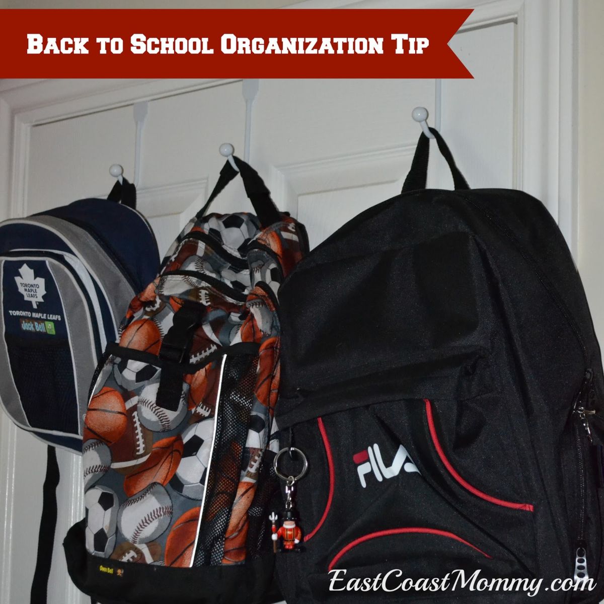 Backpack Hook Organization