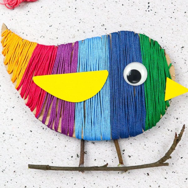 yarn bird craft