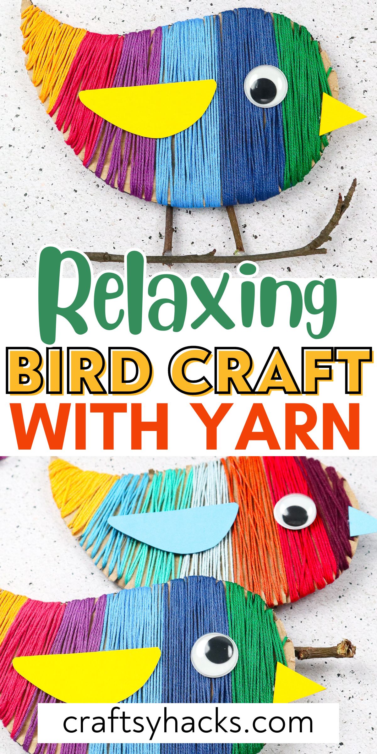 Yarn Bird Craft - Craftsy Hacks