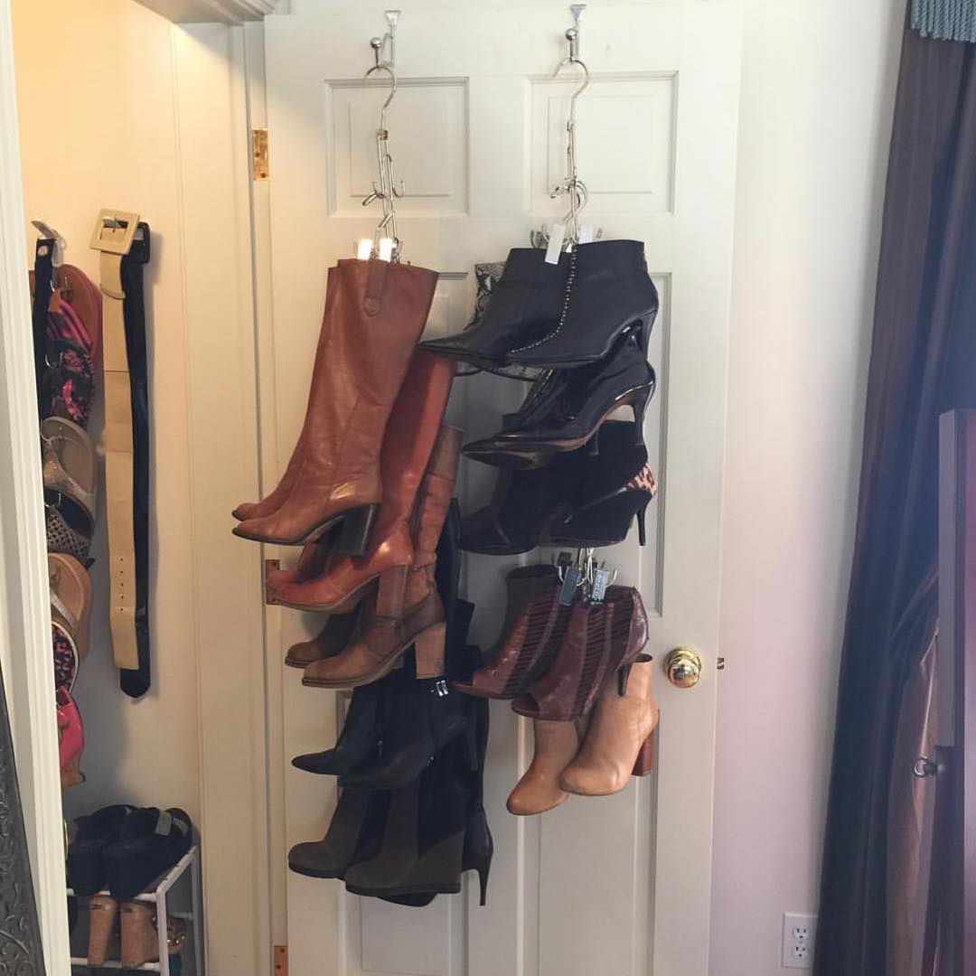 hanging shoe hooks