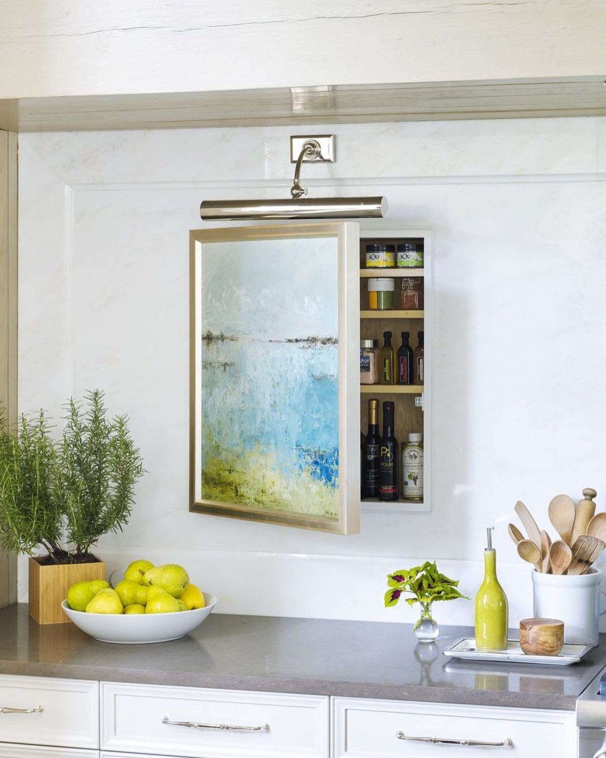  Artsy Hidden Kitchen Storage