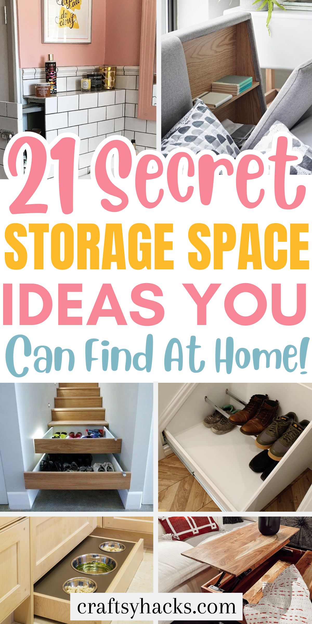 Hidden Storage Space ideas