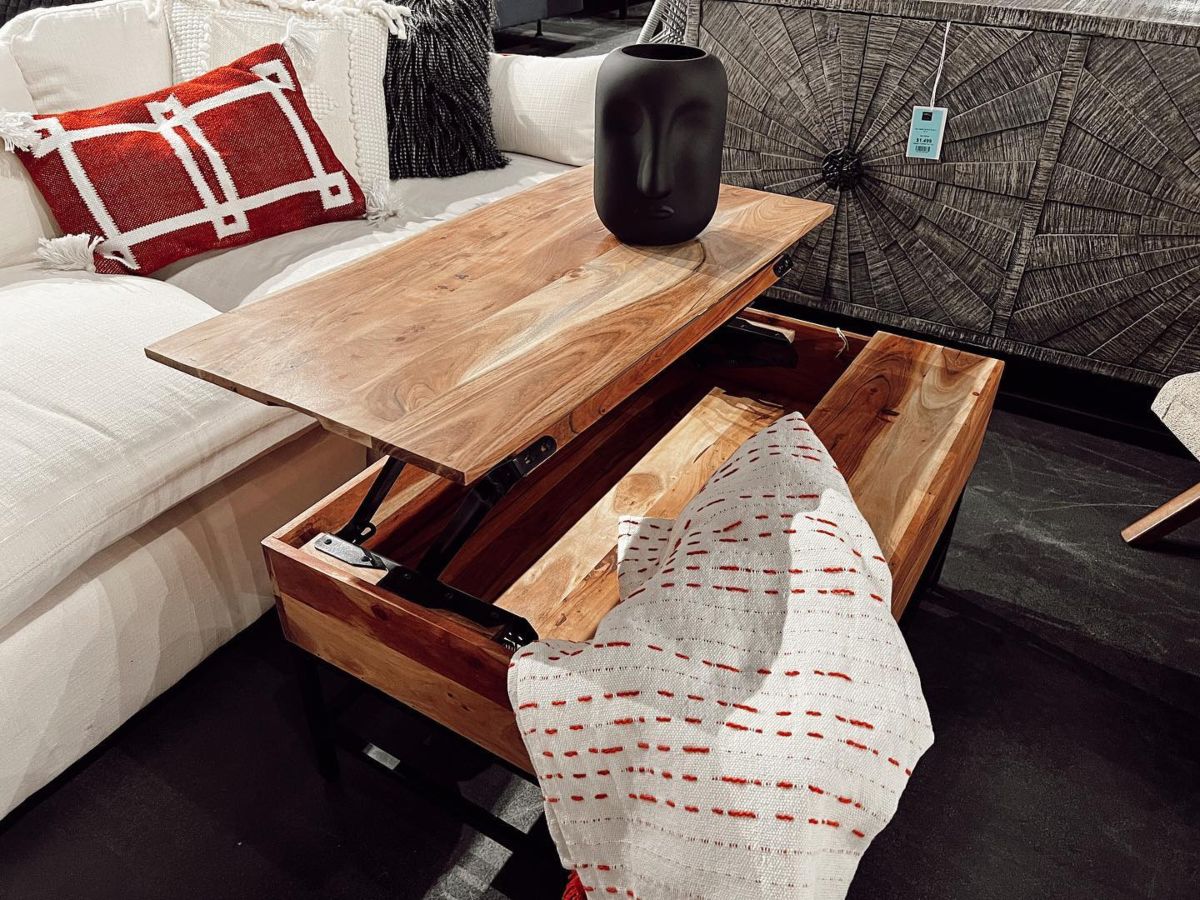 rising coffee table