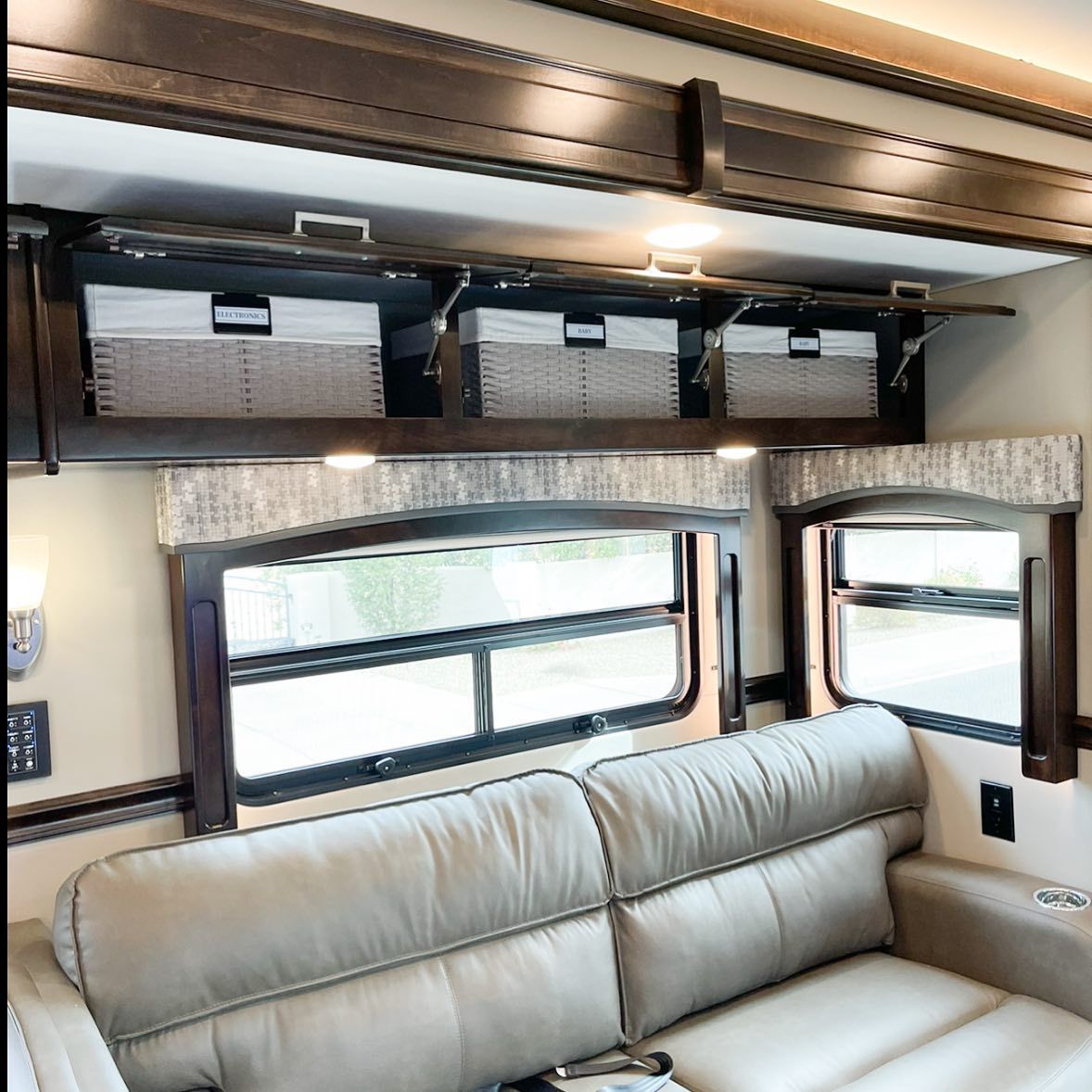 Above the Window Storage