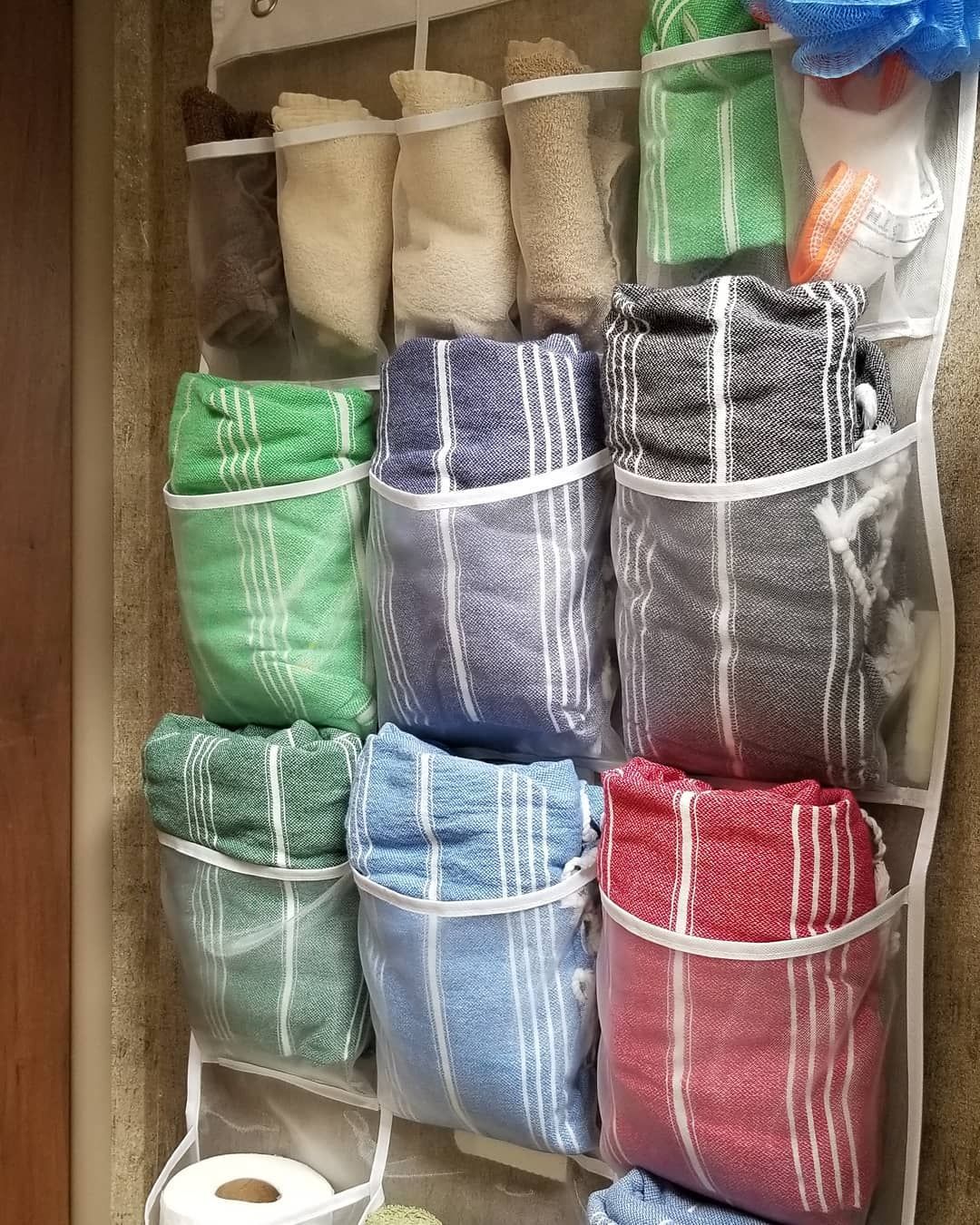 Hanging Shoe Organizer for Towels