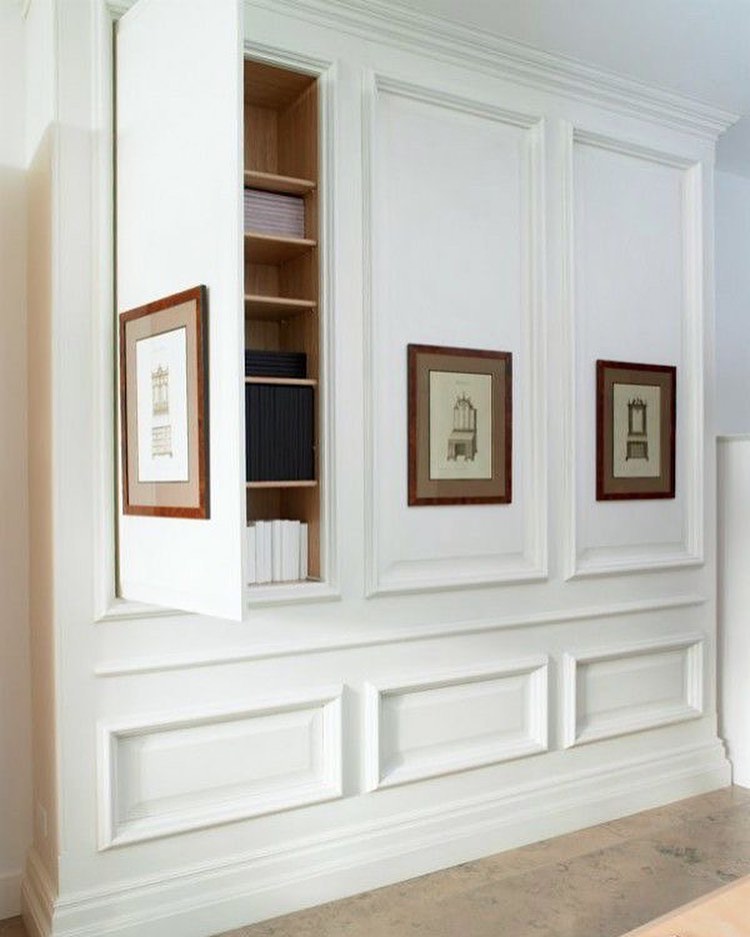 hidden wall cupboards