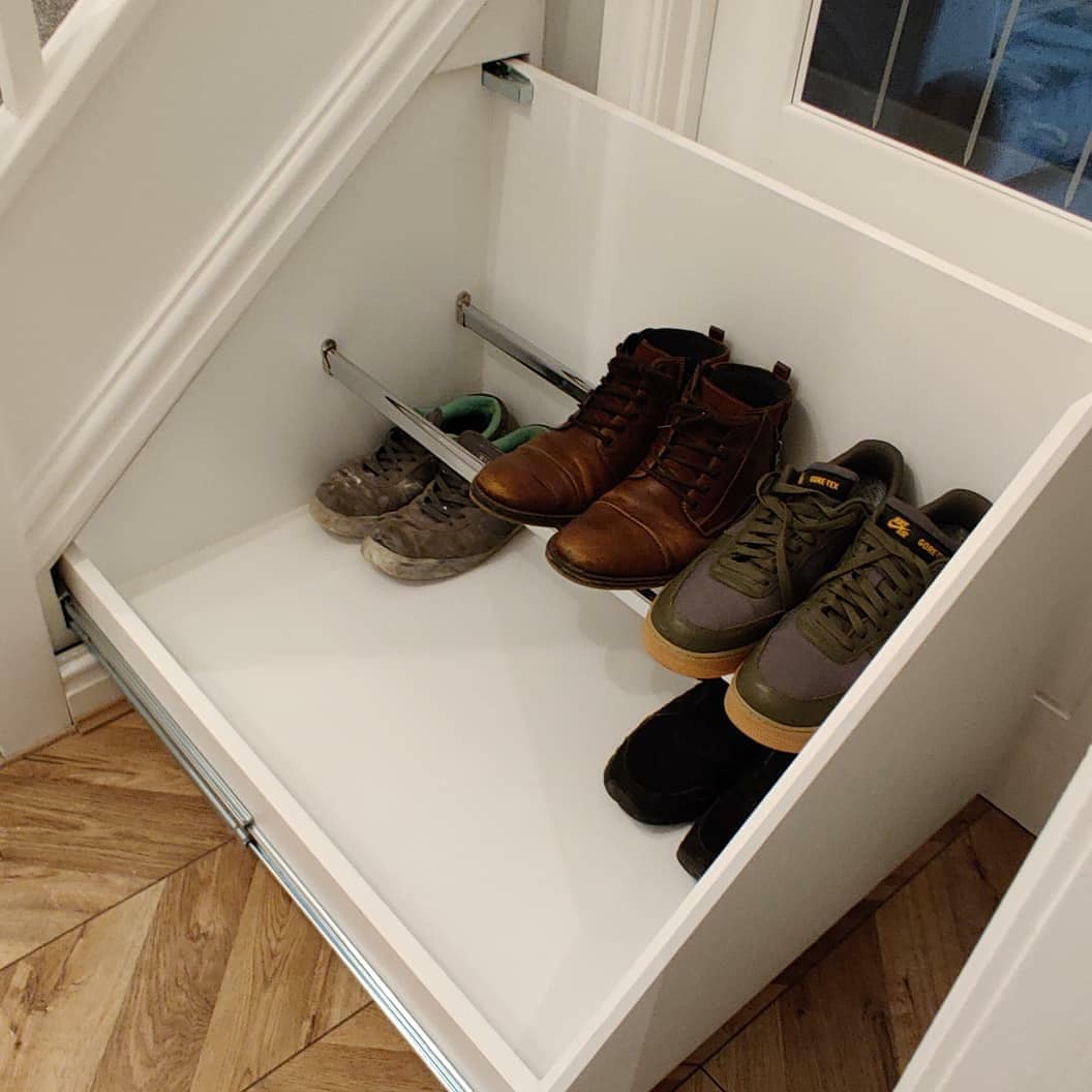 Under-Stair Shoe Storage