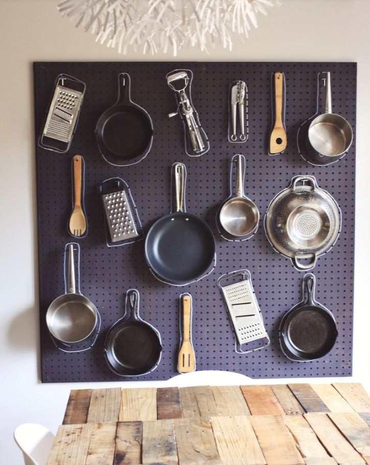 Pegboard Storage