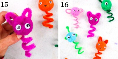 Pipe Cleaner Puppets - Craftsy Hacks
