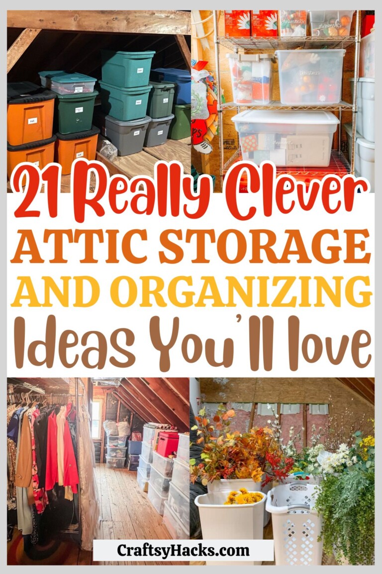21 Crafty Attic Organizing Hacks - Craftsy Hacks