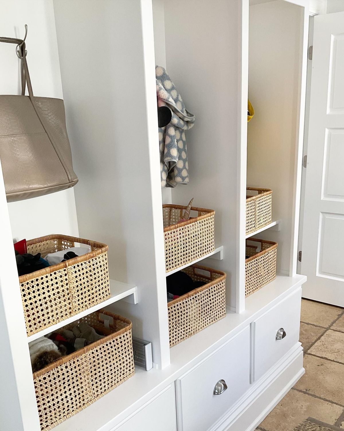 rattan bins
