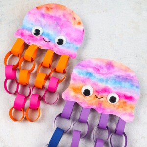 DIY Paper Jellyfish craft
