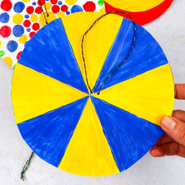 diy paper spinner