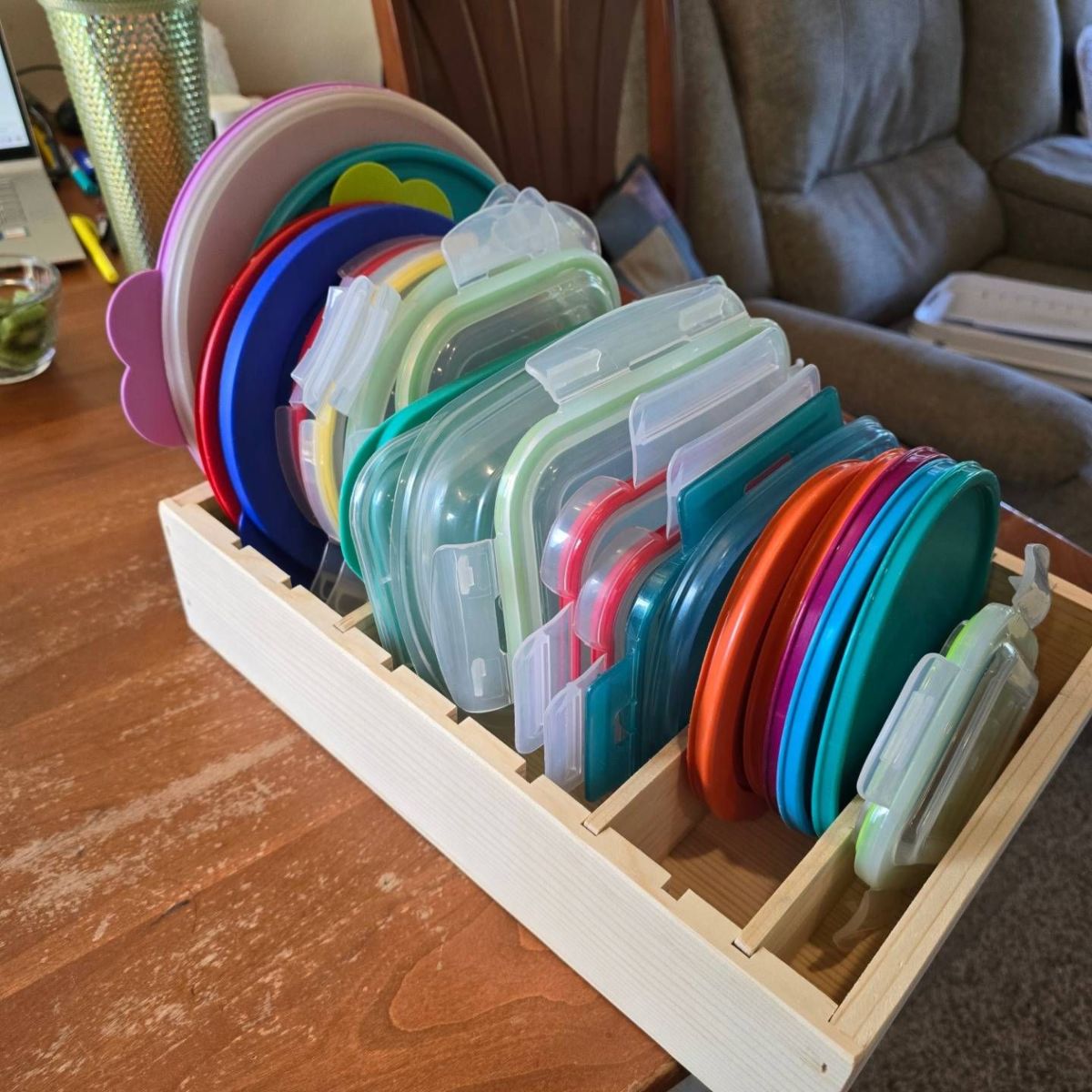 DIY Lid Rack