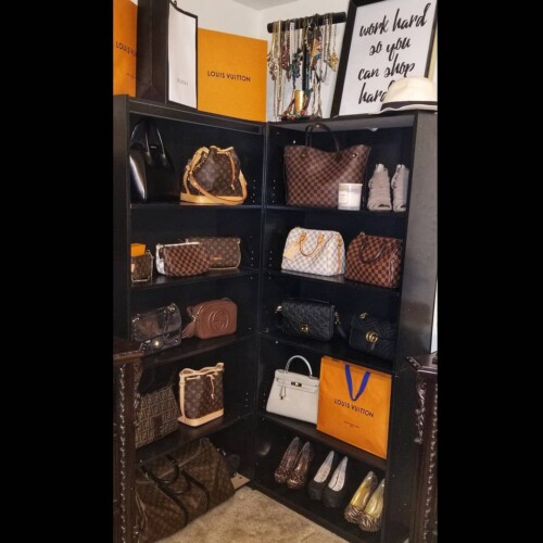 Bookcase Handbag Storage 21 Clever Ways to Store Your Purses - Craftsy Hacks