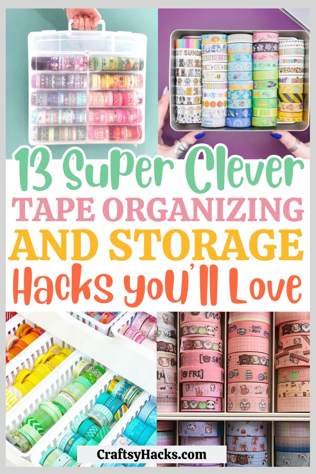 13 Creative Washi Tape Organizing Ideas - Craftsy Hacks