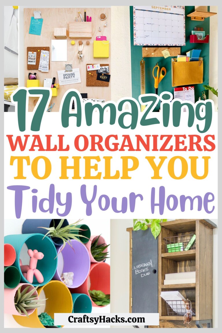 17 DIY Wall Organizer Ideas You Must See - Craftsy Hacks