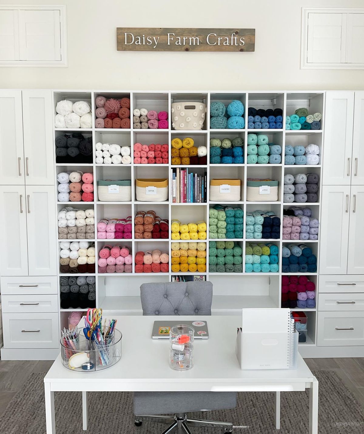 Large Crochet Storage Unit