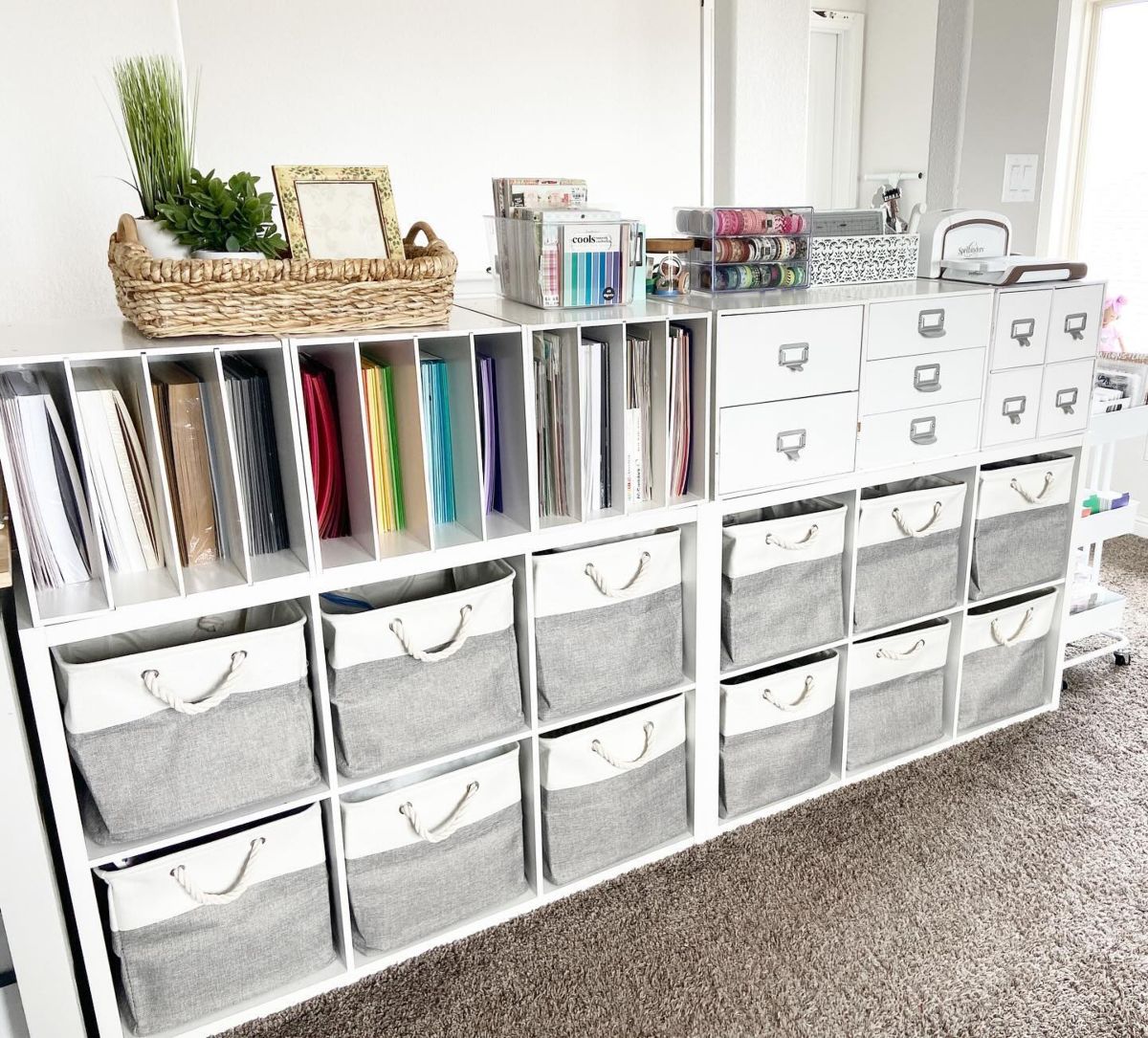 Closed Storage Cubbies