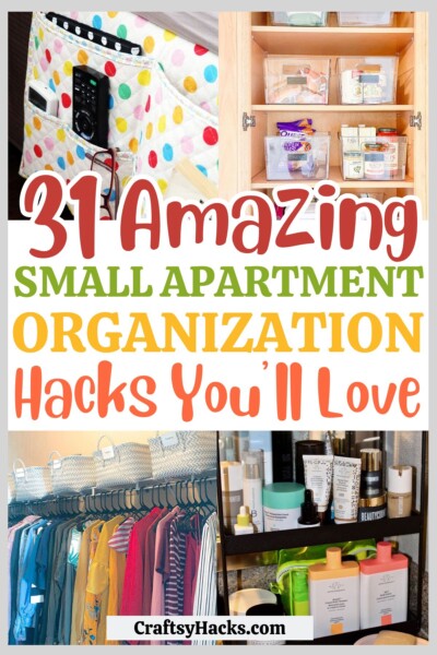 View of 31 Clever Ways to Organize a Small Apartment With No Storage Space ...