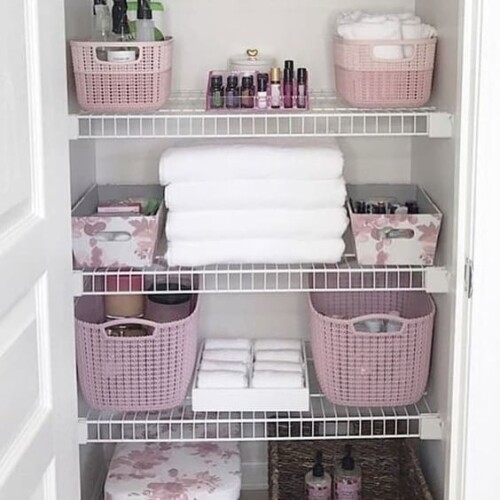 21 Smart Linen Closet Organizing Ideas - Craftsy Hacks