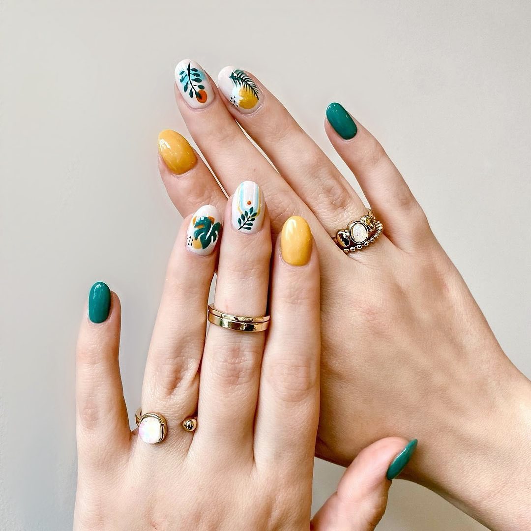 plant lovers nails