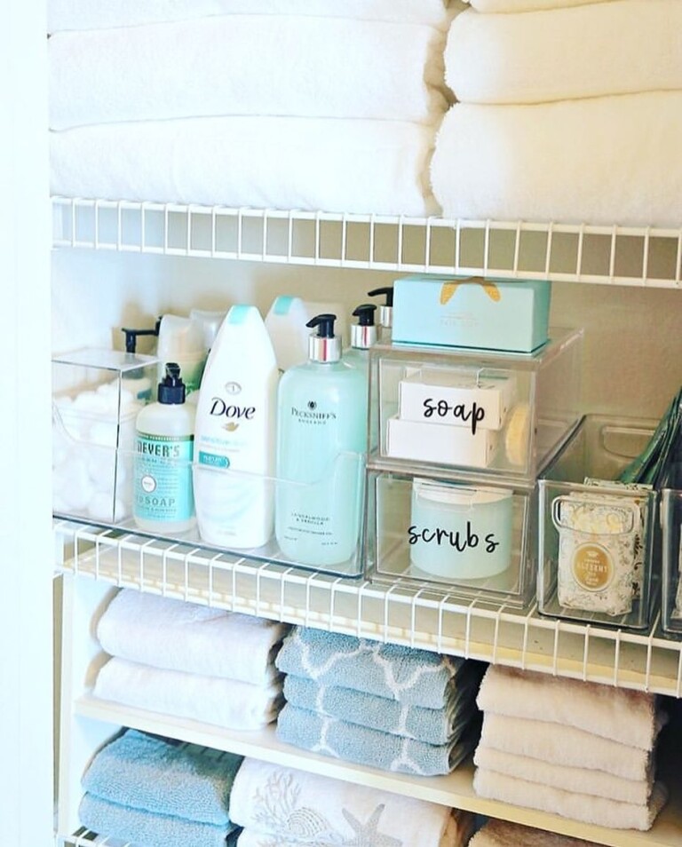 21 Smart Linen Closet Organizing Ideas - Craftsy Hacks