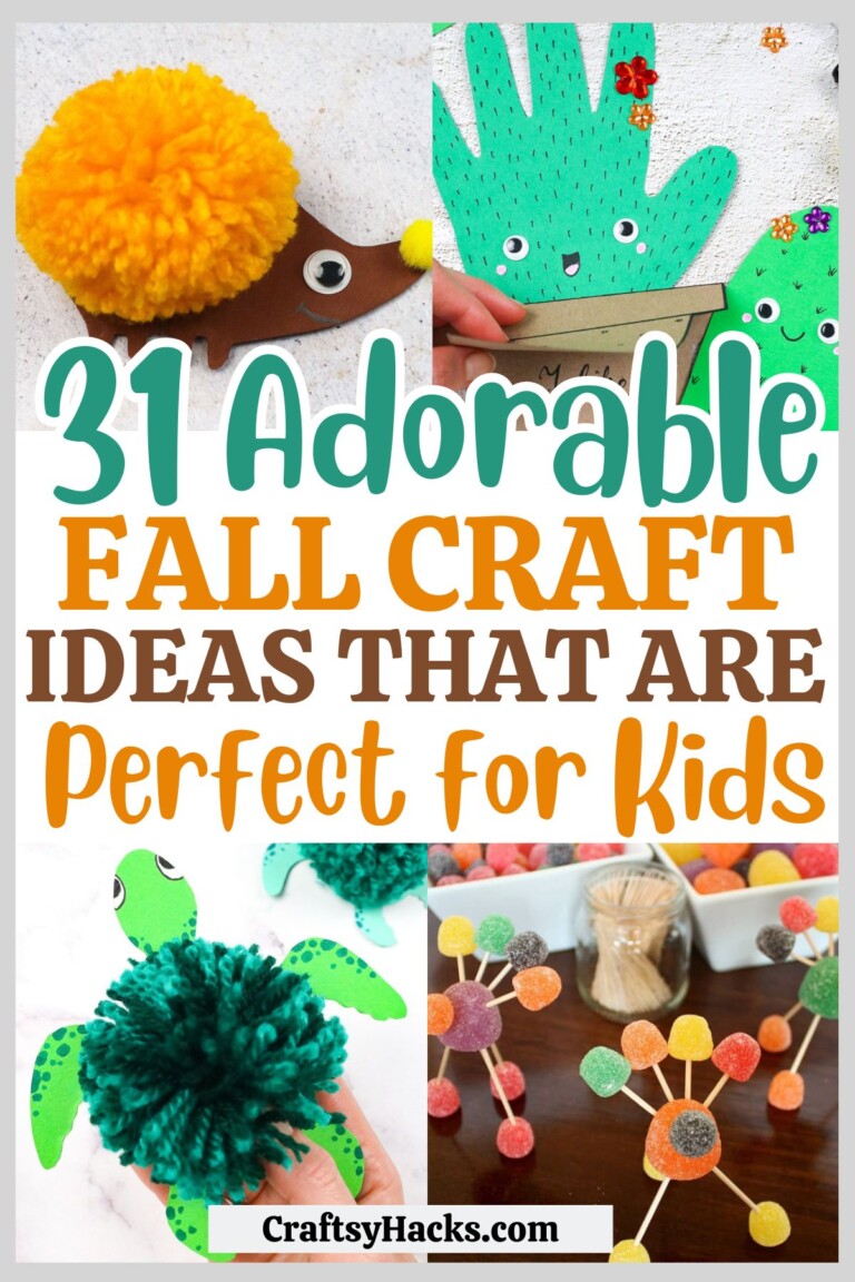 31 Autumn Crafts for Kids - Craftsy Hacks