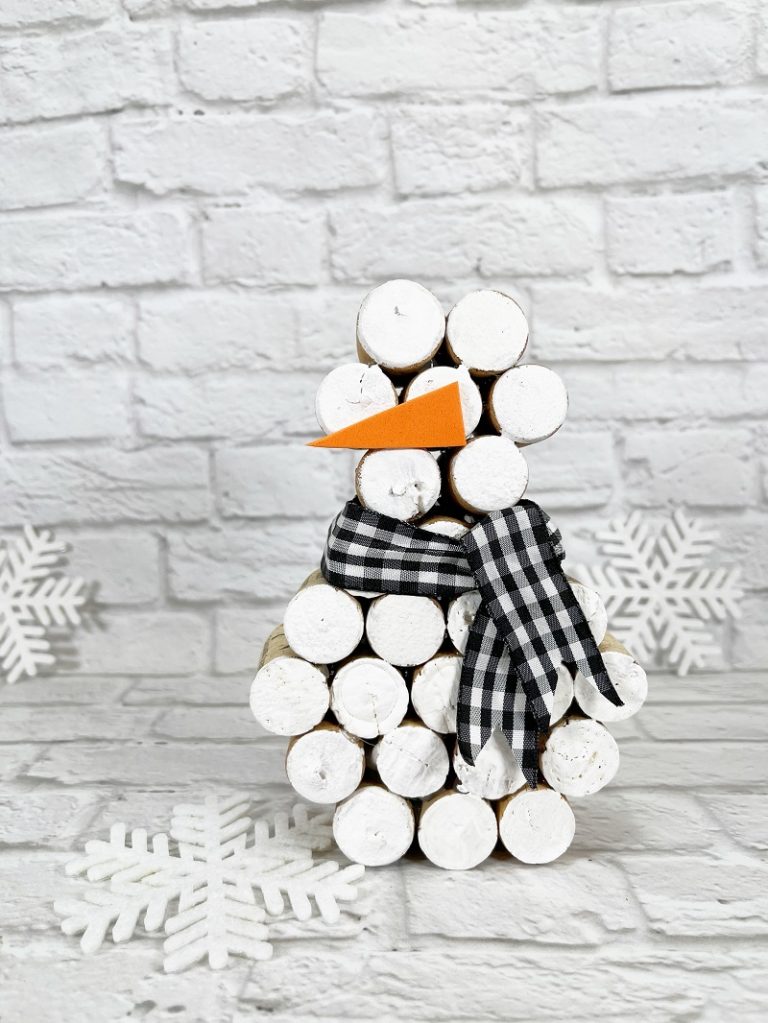 DIY Cork Snowman