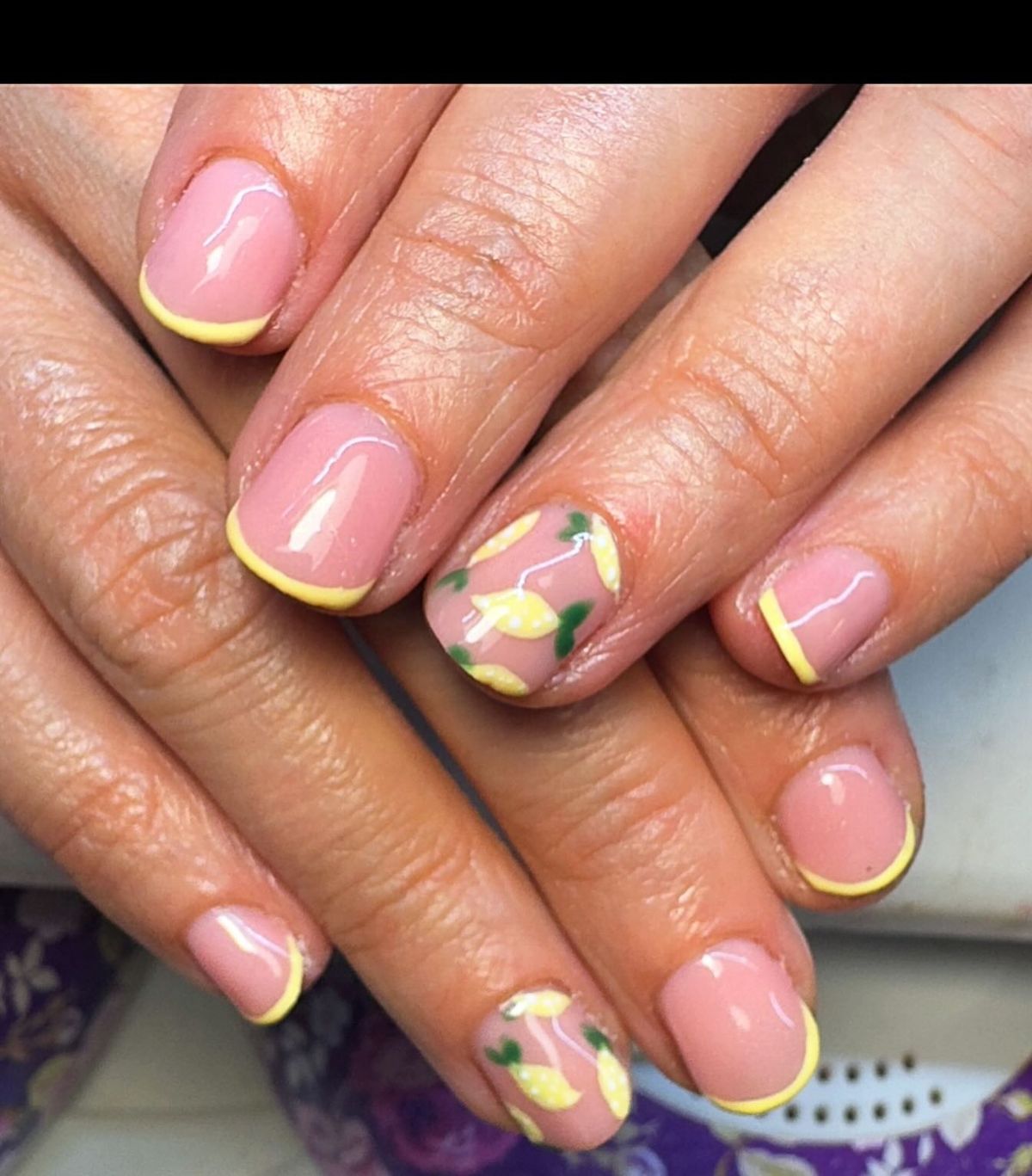 lemon nails