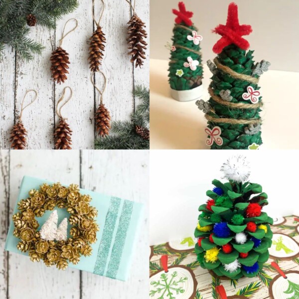 pine cone craft ideas for christmas