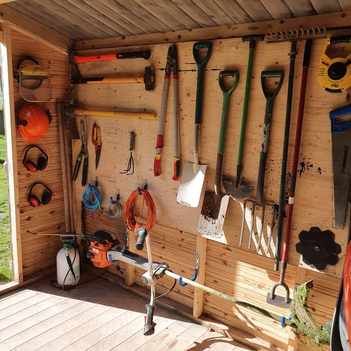 1. Hanging Tool Wall