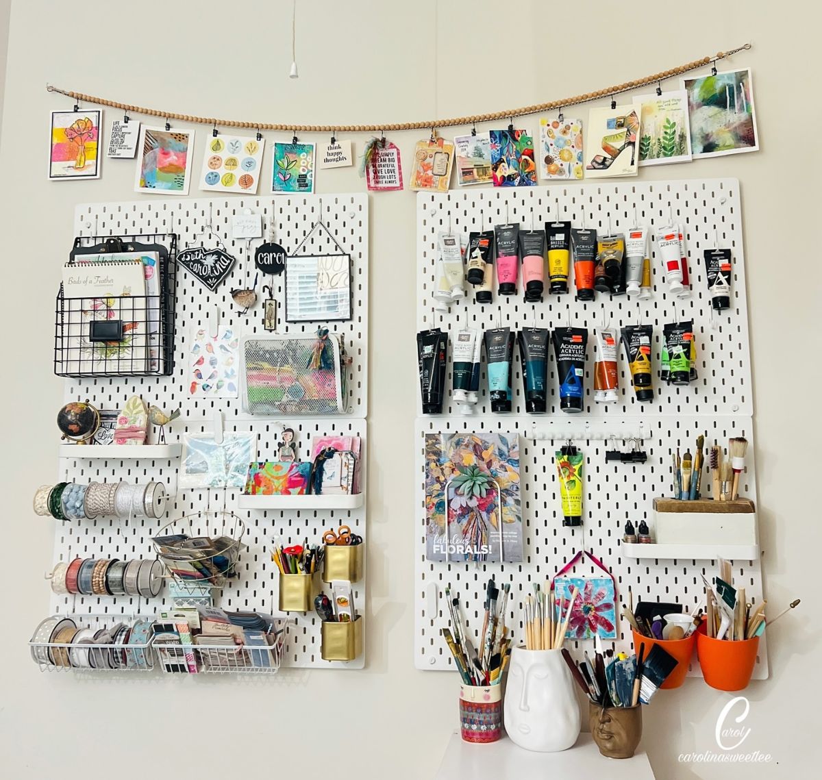 1. IKEA SKADIS Pegboard