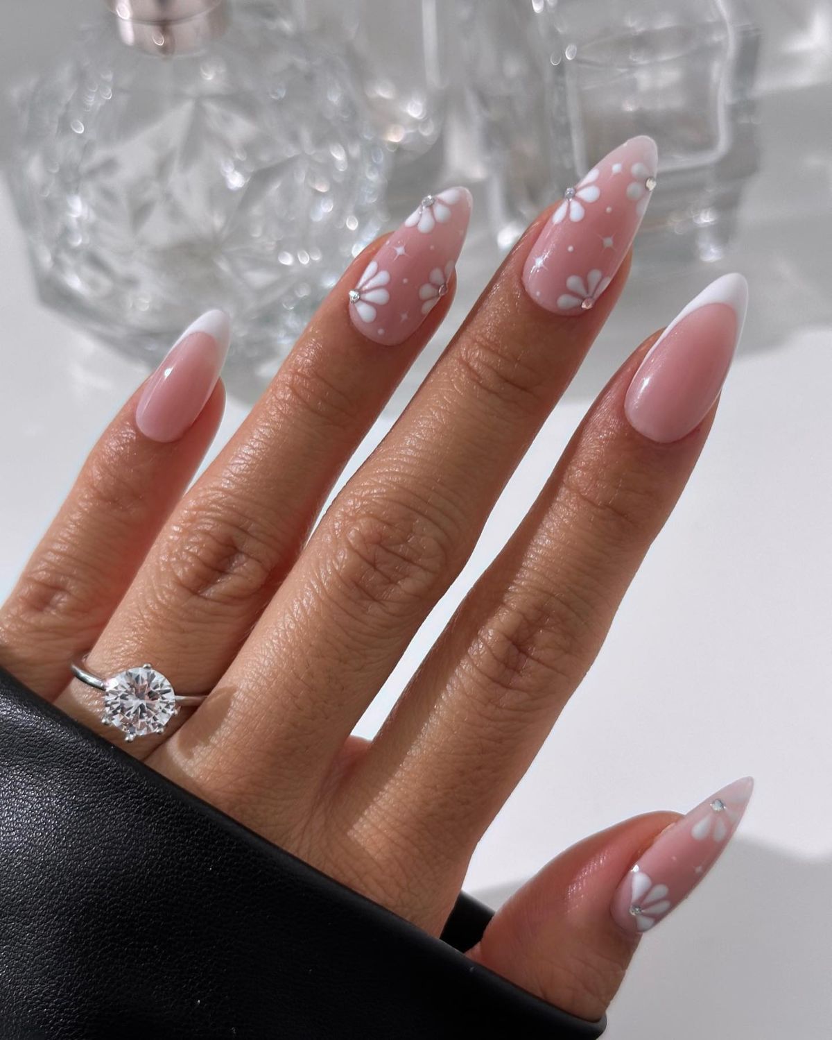 white florals