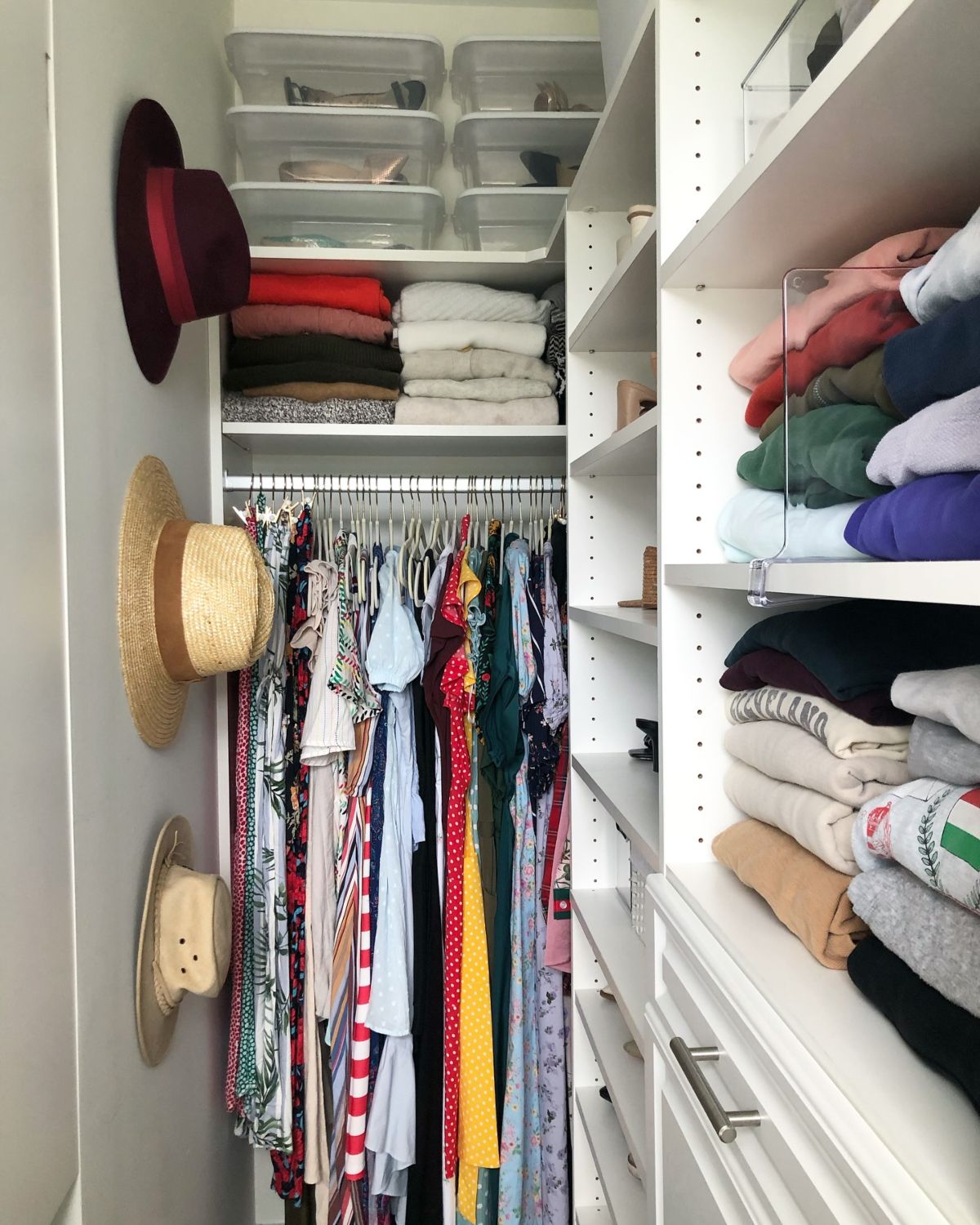 14. Behind the Door Hat Storage